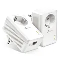 TP-Link AV1000 Gigabit Powerline Set mit Steckdosen 2 x Adapter, bis zu 1.000 Mb