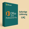 Microsoft Office2016 Professional Plus | Sofortige Lieferung | 1 PC