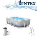 Intex Frame Pool Set Prism Quadra 300 x 175 x 80 cm | Rechteckpool Set