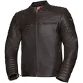 IXS Classic LD Dark Motorrad Lederjacke, braun, Größe 58 für Männer