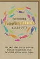 Kommunion - Karte mit Umschlag - Fische im Kreis