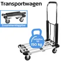Transportwagen Paketwagen 150kg klappbar Aluminium Transport Handwagen Trucky