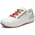 ARA Damen Schnürer Osaka Weiß,Weißgold/Camel Gr. 38,5