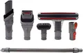 Zubehör-Set Ersatz für Dyson V8 V7 V10 Staubsauger mit Ersatz Staubsaugerschlauch - Ersatzteile Bürste Düse Bodendüse für Dyson V6 DC19 DC29 DC34 DC33 DC35 DC62 Handstaubsauger Zubehör Kit (6 in 1)
