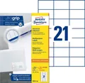 Avery Zweckform Etiketten Universal-Etiketten ultragrip 70x42,3 mm VE=4.620 Etiketten / 220 Bog.
