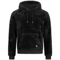 Höhenhorn Hoodie Bärg Teddyfleece Herren Kapuzen Pullover für Männer Hoody Sweatshirt schwarz XXL