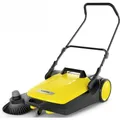Kärcher S6 Kehrmaschine Seitenbesen 60m² Schubbügel Kehrgutbehälter schwarz/gelb