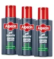 ALPECIN Coffein Shampoo S1 für empfindliche Kopfhaut 3 x 250 ml PH Sensitiv