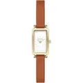 SKAGEN Quarzuhr HAGEN MICRO SKW3149, Damenuhr, Armbanduhr, analog, Lederarmband braun