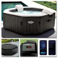 INTEX Whirlpool Pure SPA Jet + Bubble Kalkschutz + Salzwasser Ø201x71cm + APP