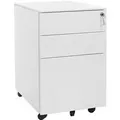 Songmics Rollcontainer 52 cm x 39 cm x 60 cm Weiß