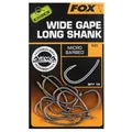 Fox Edges Armapoint Super Wide Gape Long Shank Hooks - 10 Haken, Größe:4