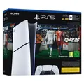 Sony PS5 Konsole SLIM Digital E-Chassis + EA FC26 - Schwarz/Weiß
