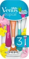Gillette Venus Tropical Einwegrasierer Damen, 3 Damenrasierer mit Komfortklingen