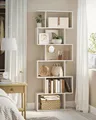 VASAGLE Bücherregal, 1-tlg., Standregal, Büroregal, 6 Fächer, Holzwerkstoff, 70x190,5x24cm (BxHxT)