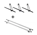 3x Fahrradträger ORION+Dachträger RAPID für für Alfa Romeo 156 Crossw 5Tür 04-07