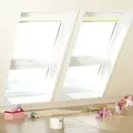 VELUX Dachfenster Lichtlösung QUARTETT Kunststoff THERMO weiß Fenster, 78x118/92 cm (MK06)