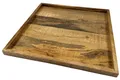 Massives Tablett MAKASSAR 50cm Mangoholz Servierbrett Mango Holz Holztablett NEU