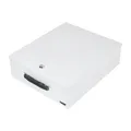 HMF 142-07 Dokumentenkassette XL für Ordner, DIN A4 / B4, 39,5 x 32,5 x 12 cm, Lichtgrau