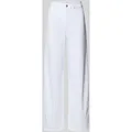 Only Wide Leg Jeans aus Baumwoll-Mix Modell 'MADISON' in Weiss, Größe XS/30