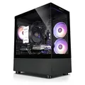 kiebel.de Gaming PC Cobra 12 Intel Core i7-12700KF, 32GB DDR4, AMD Radeon RX 9060 XT 16 GB, 1TB SSD, WLAN, Windows 11, Gaming PC - Schwarz