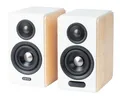 Edifier S880DB MKII – Hochwertiger Lautsprecher, LDAC, BT 5,3, Fernbedienung, 2-Wege, mit Kabel & kabellos, 88 W, Weiß & Holz, App