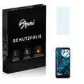Bruni Schutzfolie kompatibel mit Asus ZenFone Max Pro (M1) ZB602KL Folie, glasklare Displayschutzfolie (2X)
