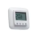 Digital Raumthermostat mit Busch Jäger Reflex SI Rahmen für Fußbodenheizung