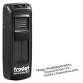 trodat Textstempel, individualisierbar Pocket Printy 9511 selbstfärbend schwarz ohne Logo, 1 St.