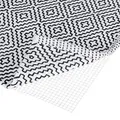 Relaxdays Antirutschmatte, rutschfeste Unterlage für Läufer & Teppiche, für Flur, Bad, Wohnzimmer, BxT 100x120 cm, creme