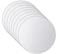 vidaXL Spiegel 16-tlg. Spiegelfliesen-Set Rund Glas (16-St)