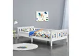 en.casa Kinderbett, »Nuuk« mit Stauraum 90x200 cm Kiefernholz Weiß