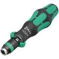 Wera Bit-Schraubendreher Bits-Handhalter mit Ratschenfunktion, 1/4′′, Mehrkomponentengriff