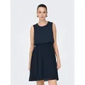 ONLY Minikleid ONLSTINNA LIFE SL DETAIL DRESS WVN blau XS (34)