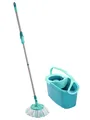 Leifheit Bodenwischer Set Clean Twist Disc Mop Ergo | 6.0 Liter | Mikrofaser 100
