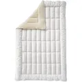 Billerbeck Schurwolldecke Organic Cosidorm Uno medium, Füllung: 100% Schurwolle 200x200 cm