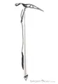Petzl Glacier Linkin Eispickel mit Schaufel-Silber-75