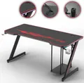 MY SIT Gaming Tisch 140 cm TITAN mit LED Beleuchtung und Mauspad