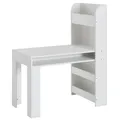 WOHNLING WL6.388 Kinderschreibtisch Weiß 90 cm x 50 cm x 110 cm