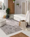 benuta Pop Teppich Laury - Beige 120x170 cm - Kunstfaser - Rechteckig & im Style: Vintage - Pflegeleicht für Wohnzimmer Schlafzimmer