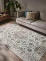 benuta Teppich Laury, rechteckig, Höhe: 5 mm, Teppich Wohnzimmer, Schlafzimmer, Esszimmer, Flur, Kunstfaser, Cozy