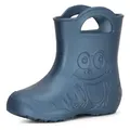 Ladeheid Kinder EVA Regenstiefel für Mädchen und Jungen LA-CA-01 Gummistiefel Kinder federleicht viele Farben blau 22-23 EU