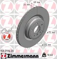 ZIMMERMANN 150.2916.20 Brake Disc for BMW