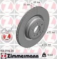 ZIMMERMANN Bremsscheibe 150.2916.20 für BMW