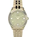 Timex Trend Damenuhr TW2W17600 in Gold mit Kristallen - Goldfarben/Goldfarben