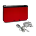 Nintendo 3DS XL Konsole in Rot / Schwarz mit Ladekabel #13A