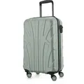 Suitline - leichtes Handgepäck 55x35x20 cm Flugzeug-Trolley 34 L Bordgepäck Hand-Koffer leicht Bord-Koffer 4 Rollen Kabinengepäck Hand Luggage T... - Türkis