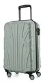suitline - Handgepäck Hartschalen-Koffer Koffer Trolley Rollkoffer Reisekoffer, TSA, 55 cm, ca. 34 Liter, 100% ABS matt, Mint