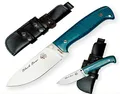 J&V BLACK BEAR - Bushcraft Outdoor Jagdmesser Überlebensmesser Survival Messer, Klinge 11 cm, Stahl MOVA-58, Handmade in Spain