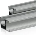 Zelsius Universal Aluminium Montageschiene 150 cm für Solarmodule, Befestigungsschiene, 2 Stück